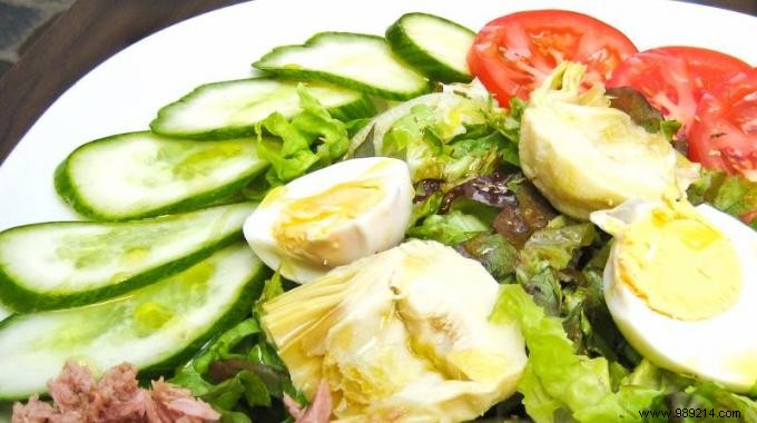 Salad Niçoise:a Delicious and Easy Recipe. 