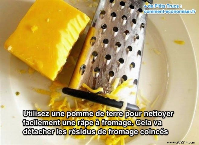 The Easy Tip for Cleaning a Cheese Grater. 