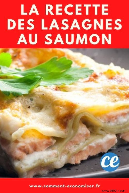 Friendly and Tasty:Salmon Lasagna at €3.47 per person. 