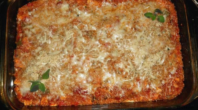 Quick and Economical Meal Idea:the Tomato-Mozzarella Gratin. 