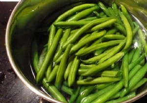 The Tip for Guaranteeing the Tenderness of Green Beans. 