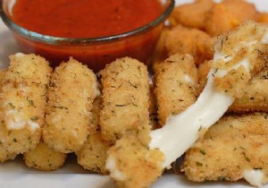 The Light Recipe of Mozzarella Sticks. 