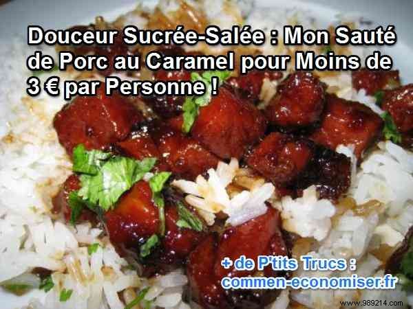 Sweet and Salty Sweetness:My Pork Sauté with Caramel for Less than €3 per Person! 