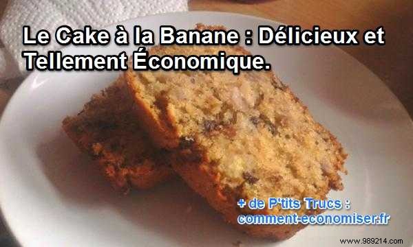 Banana Cake:Delicious and So Economical. 