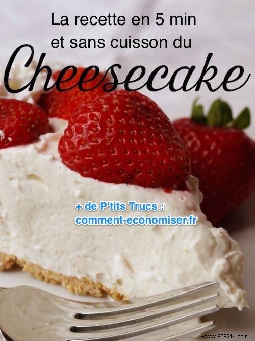 The Cheesecake Recipe Made in 5 min and Without Oven! 