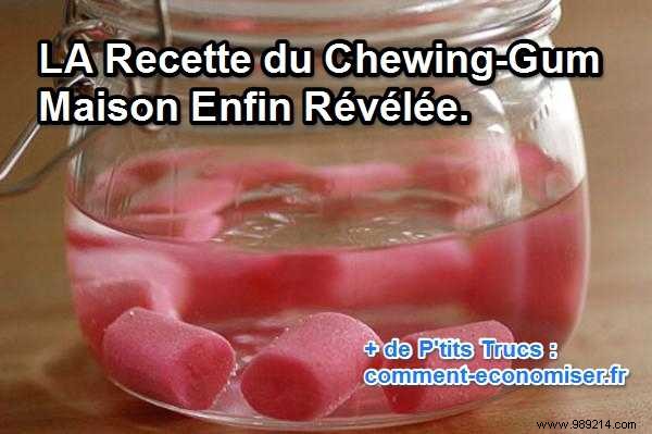 Homemade Chewing Gum Recipe Finally Revealed. 