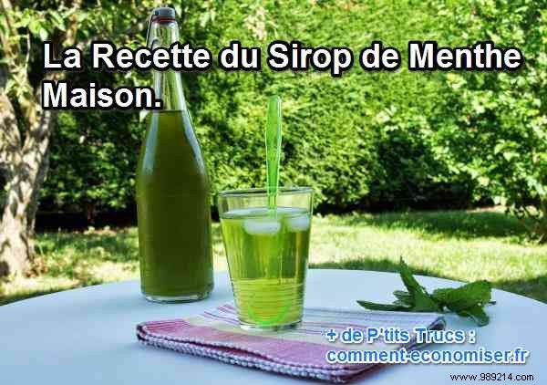 The Homemade Mint Syrup Recipe. 