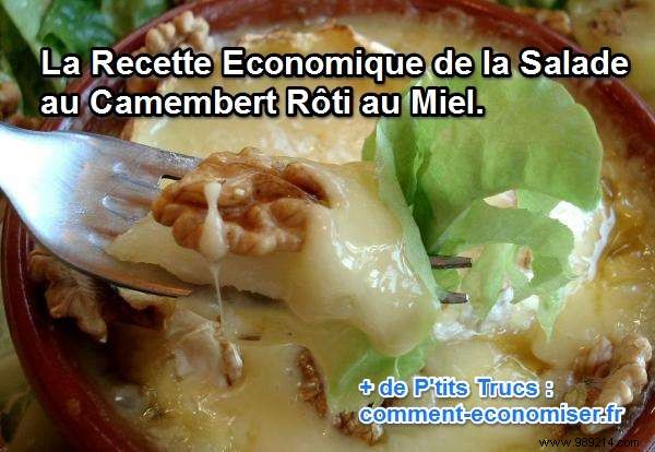 Honey Roasted Camembert Salad Recipe:Inexpensive and Easy! 