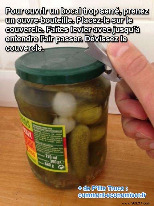 How to Open a Too Tight Jar? The Little Secret To Opening It Easily. 