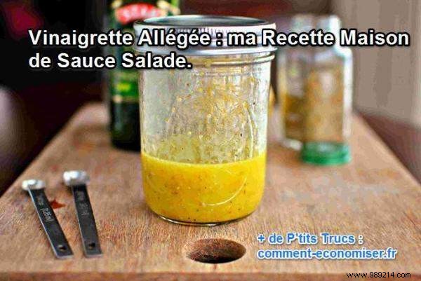 Light Vinaigrette:My Homemade Salad Dressing Recipe. 
