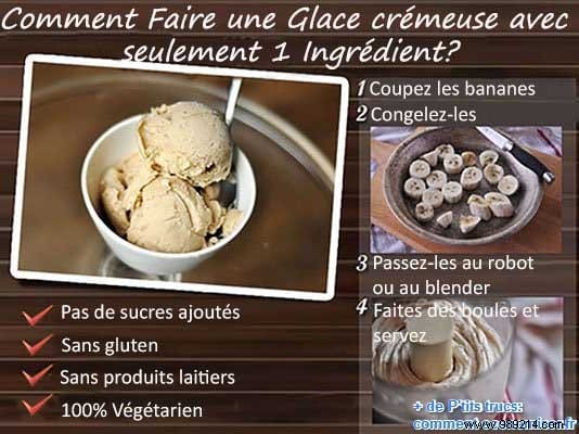 The Tip To Make A Delicious Homemade Ice Cream With Only 1 Ingredient. 