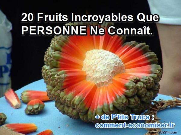 20 Incredible Fruits NOBODY KNOWS. 