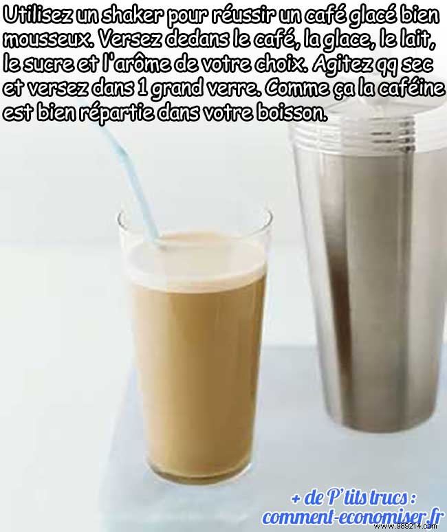 The Tip for a Delicious Iced Coffee Every Time. 