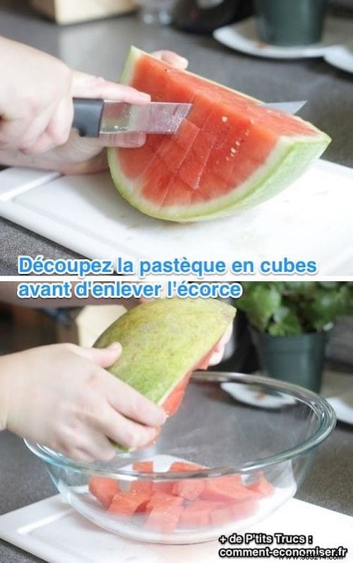 The Ingenious Trick To Cut A Watermelon Easily. 