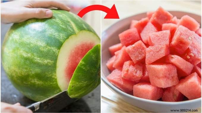 How To Cut A Watermelon In 2 Minutes Like A Pro. 