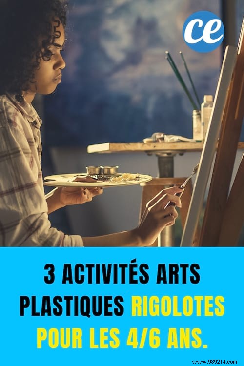 3 Funny Plastic Arts Activities for 4/6 year olds. 
