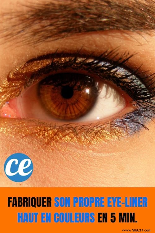 Make your own High Color Eyeliner in 5 min. 