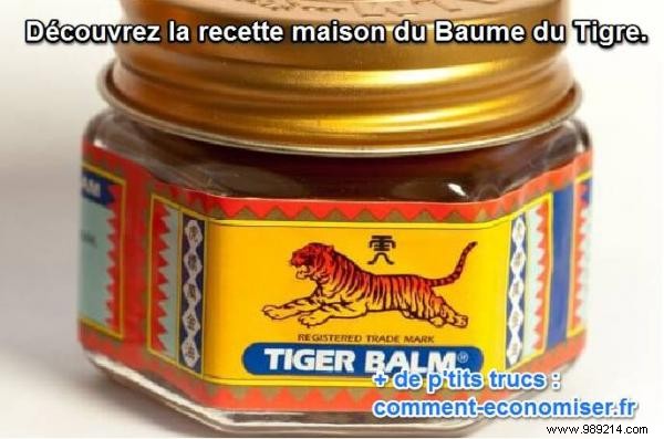 Tiger Balm:The Natural and Homemade Recipe. 