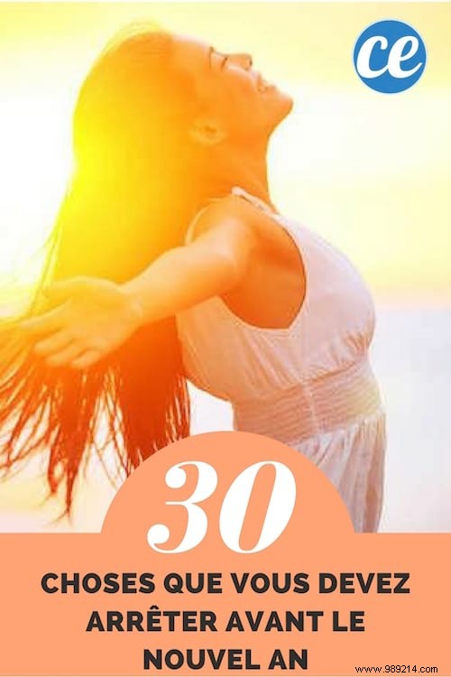 30 things you should try to quit before the new year. 