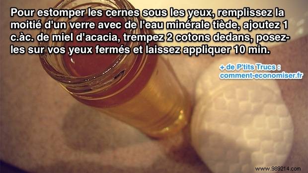 The Home Remedy That Works To Fade Dark Circles Under The Eyes. 