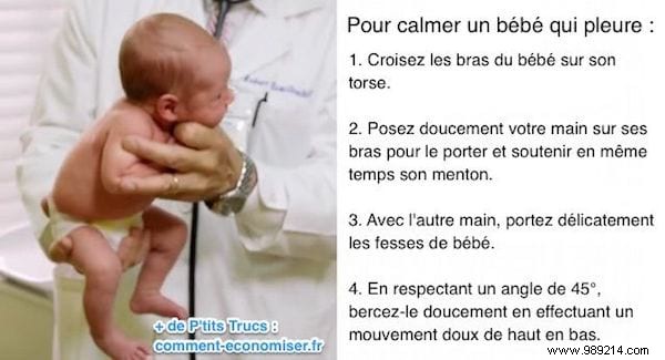A Pediatrician s Miracle Trick To Calm A Crying Baby In 30 Seconds. 