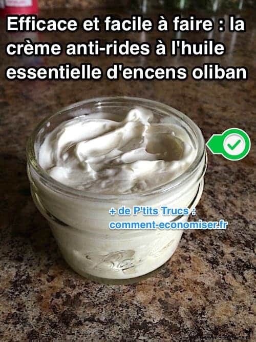 Effective and Easy to Make:Homemade Anti-Wrinkle Cream with Frankincense Essential Oil. 
