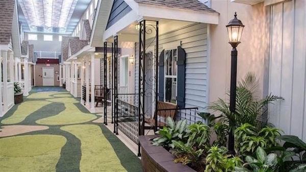 This Man Has Decided To Transform The Rooms Of A Retirement Home Into Little Neighborhood Homes. 