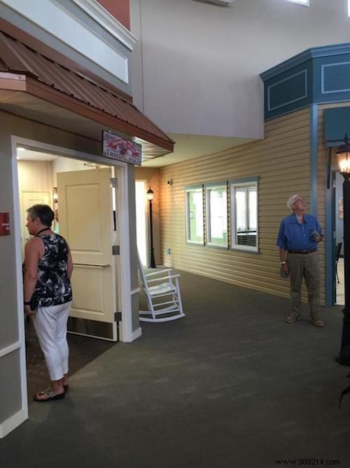 This Man Has Decided To Transform The Rooms Of A Retirement Home Into Little Neighborhood Homes. 