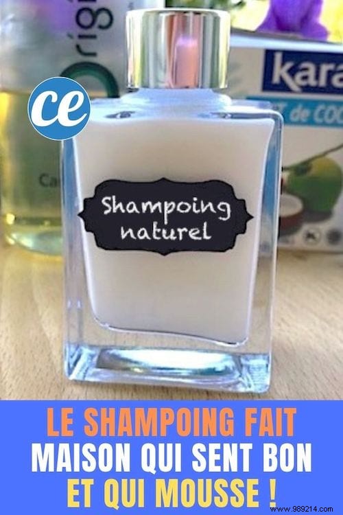 The Recipe Of The Shampoo That Smells Good And Foams (Ready In 1 Min Chrono!). 