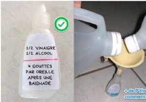 The drops to put on after swimming to never have otitis again! 