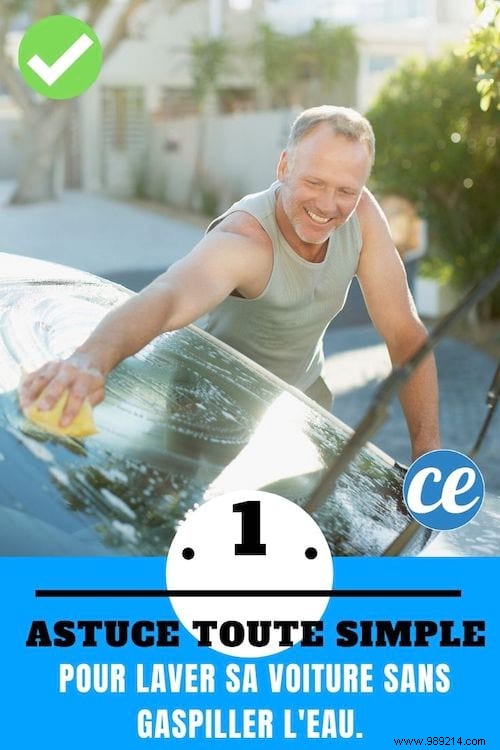 1 Simple Tip To Wash Your Car Without Wasting Water. 