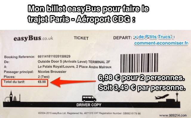 I Paid 3.49 Euros To Go To CDG Airport From Paris. Here s how. 