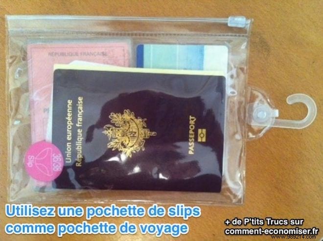 No Need To Buy A Travel Pouch With This Unsuspected Tip. 