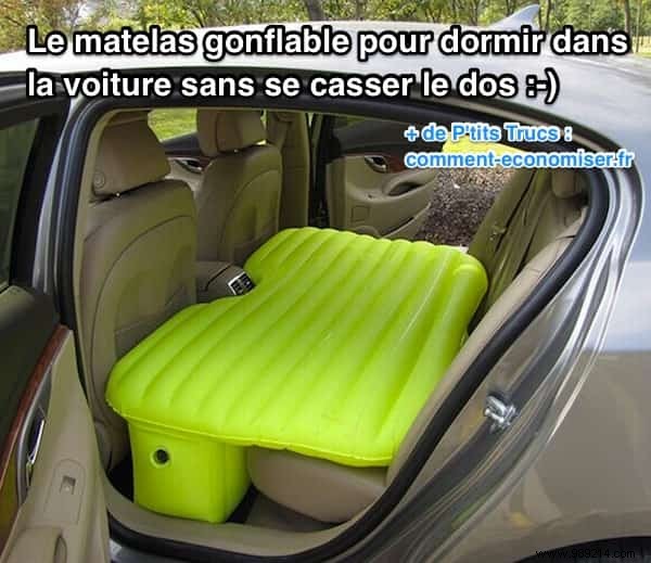 Smart Product:The Inflatable Mattress For Sleeping In The Car WITHOUT Breaking Your Back. 