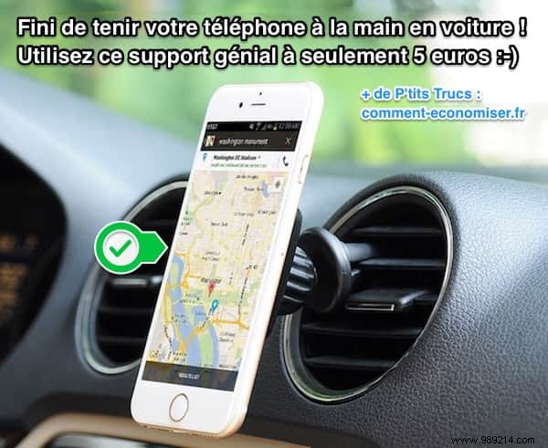 No more holding your phone in your hand in the car! Use This MAGNETIC Holder at Only 5 Euros. 