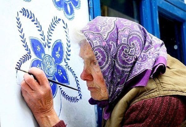 This 90-Year-Old Czech Grandmother Is Transforming Her Village Into A True Open-Air Art Gallery. 