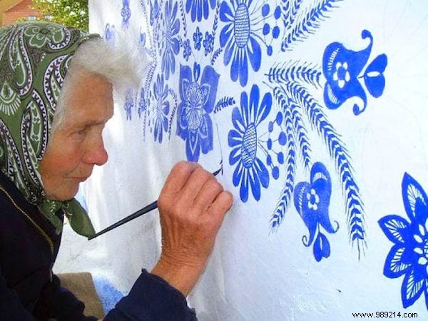 This 90-Year-Old Czech Grandmother Is Transforming Her Village Into A True Open-Air Art Gallery. 