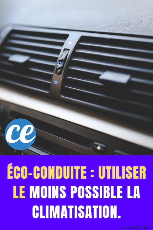 Eco-Driving:Use the Air Conditioning as Little As Possible. 