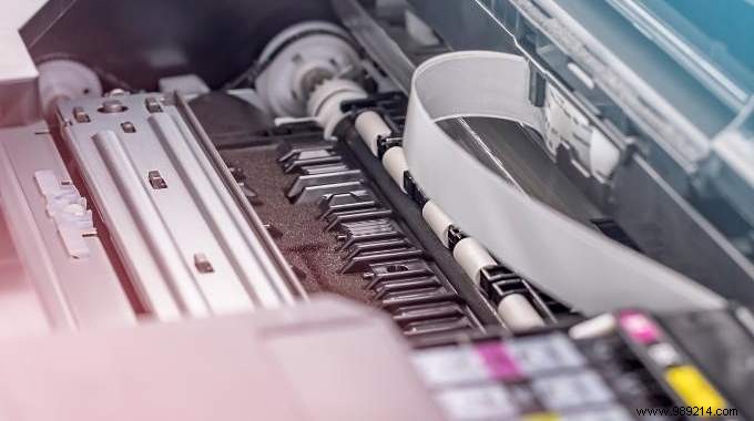Inkjet printer rather than a laser printer. 