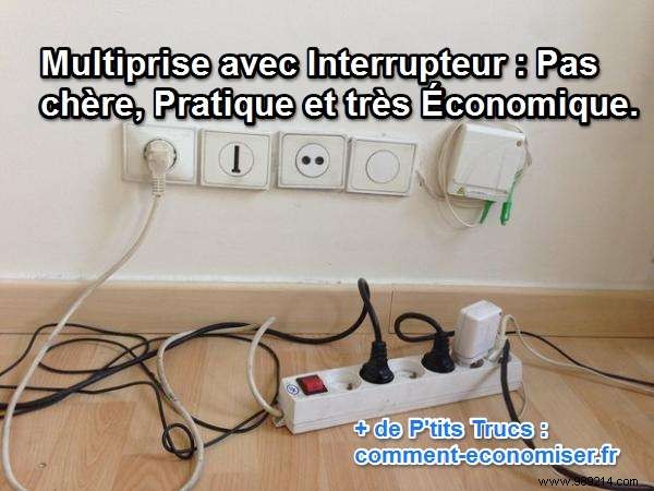 Power Strip with Switch:Inexpensive, Practical and very Economical. 
