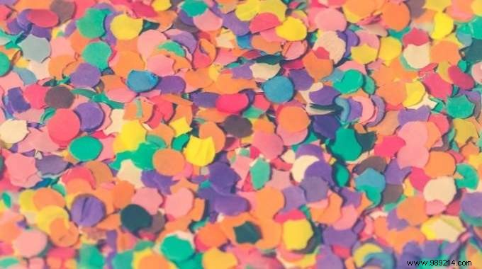 Cheap confetti for fun and partying. 