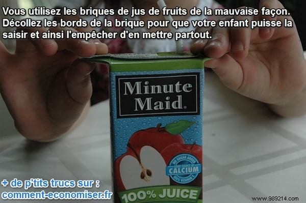 Here s How To Hold A Small Juice Box Without Getting It Everywhere. 