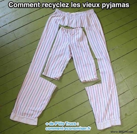 The Genius Tip for Recycling Old Pyjamas. 