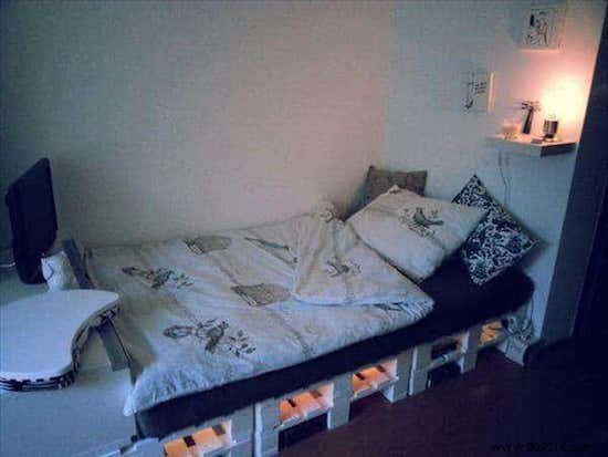 20 Awesome Homemade Pallet Bed Ideas. 