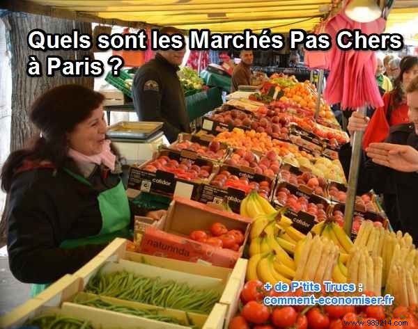 What are the Cheap Markets in Paris? 