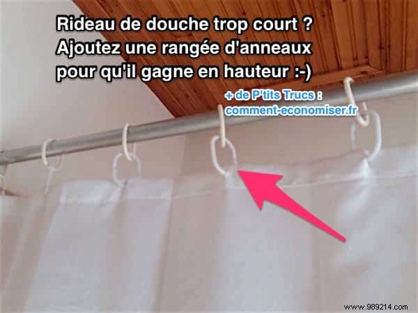 Shower Curtain Too Short? The Tip To Lengthen It In 1 Min. 