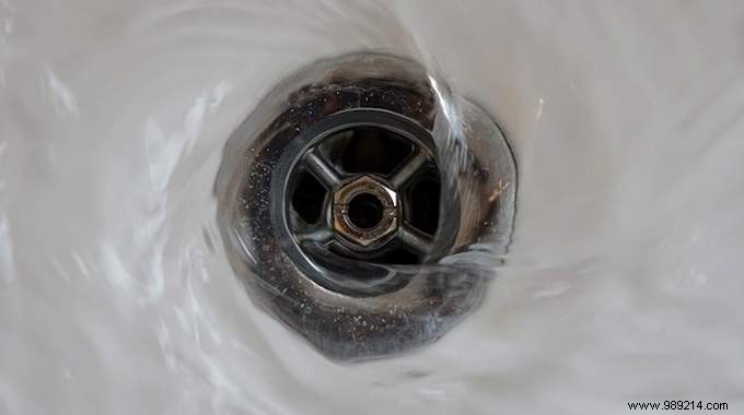 Clogged pipes? Use a Grate on the Sink Hole. 