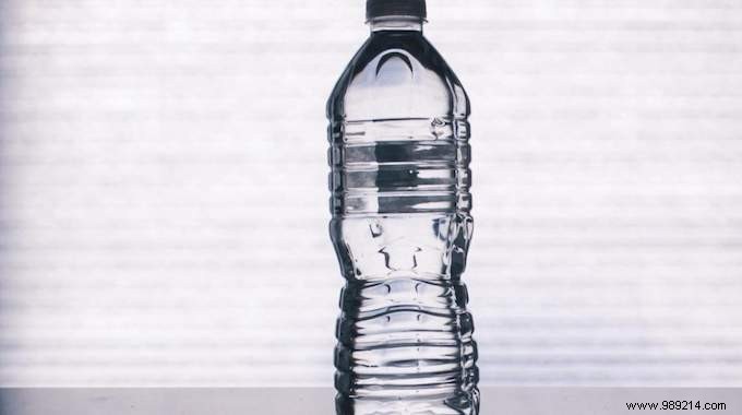 A cheap and practical bottle of water. 