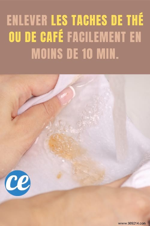 Remove Tea or Coffee Stains Easily in Less Than 10 Mins. 