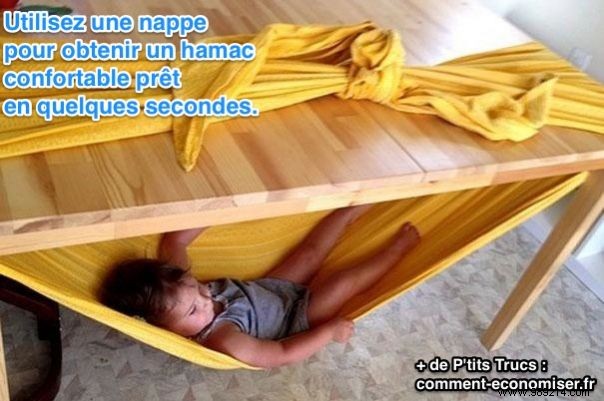 Finally a cheap hammock where baby will love to take a nap. 